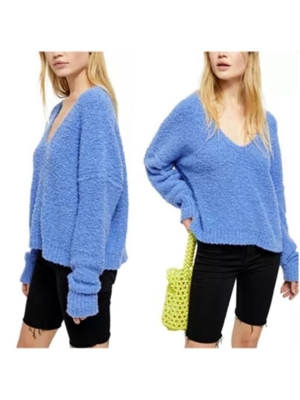 Nwt Free People Finders Keepers V-Neck Sweater